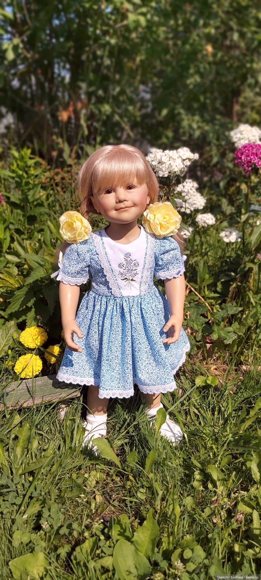 Дженни "незабудка". Первый раз на даче (фото 4)