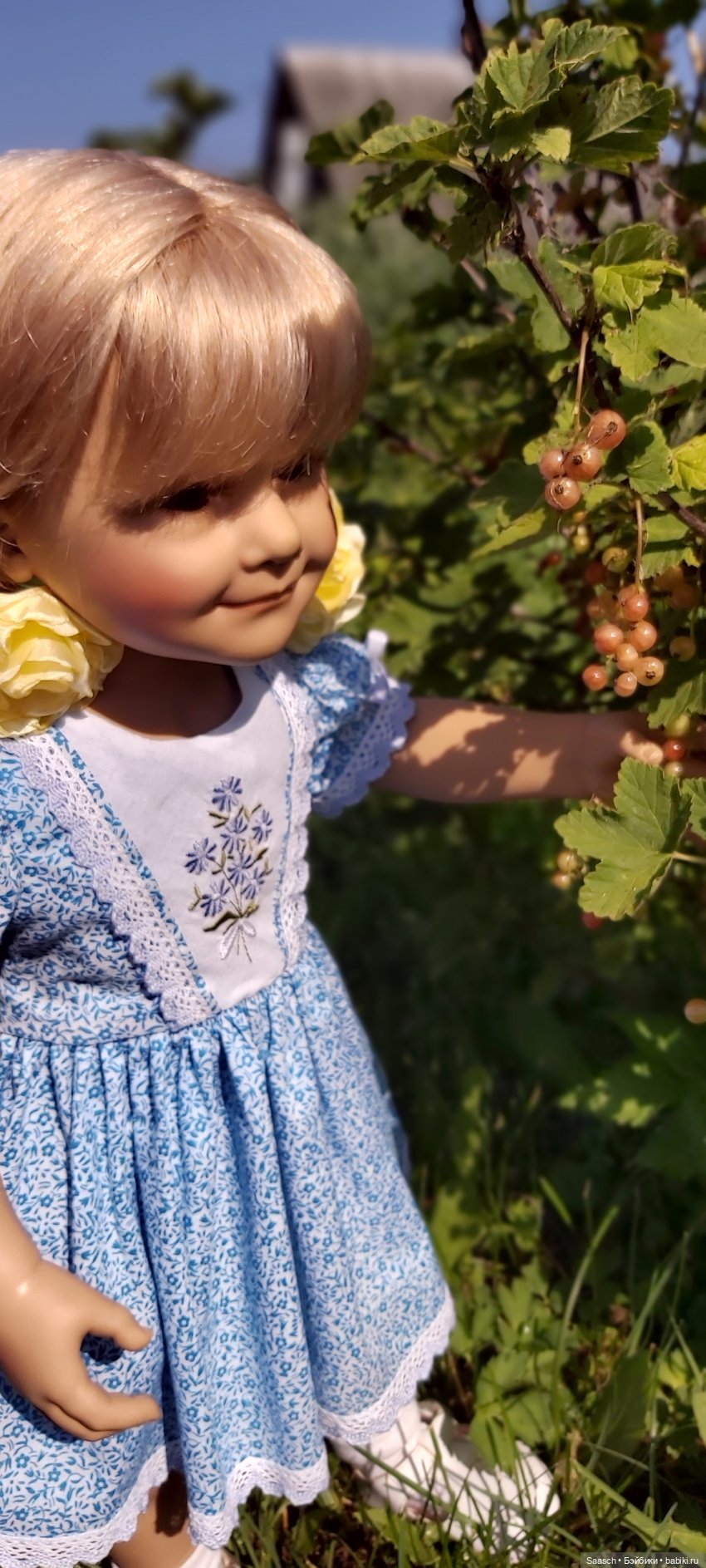 Дженни "незабудка". Первый раз на даче (фото 10)