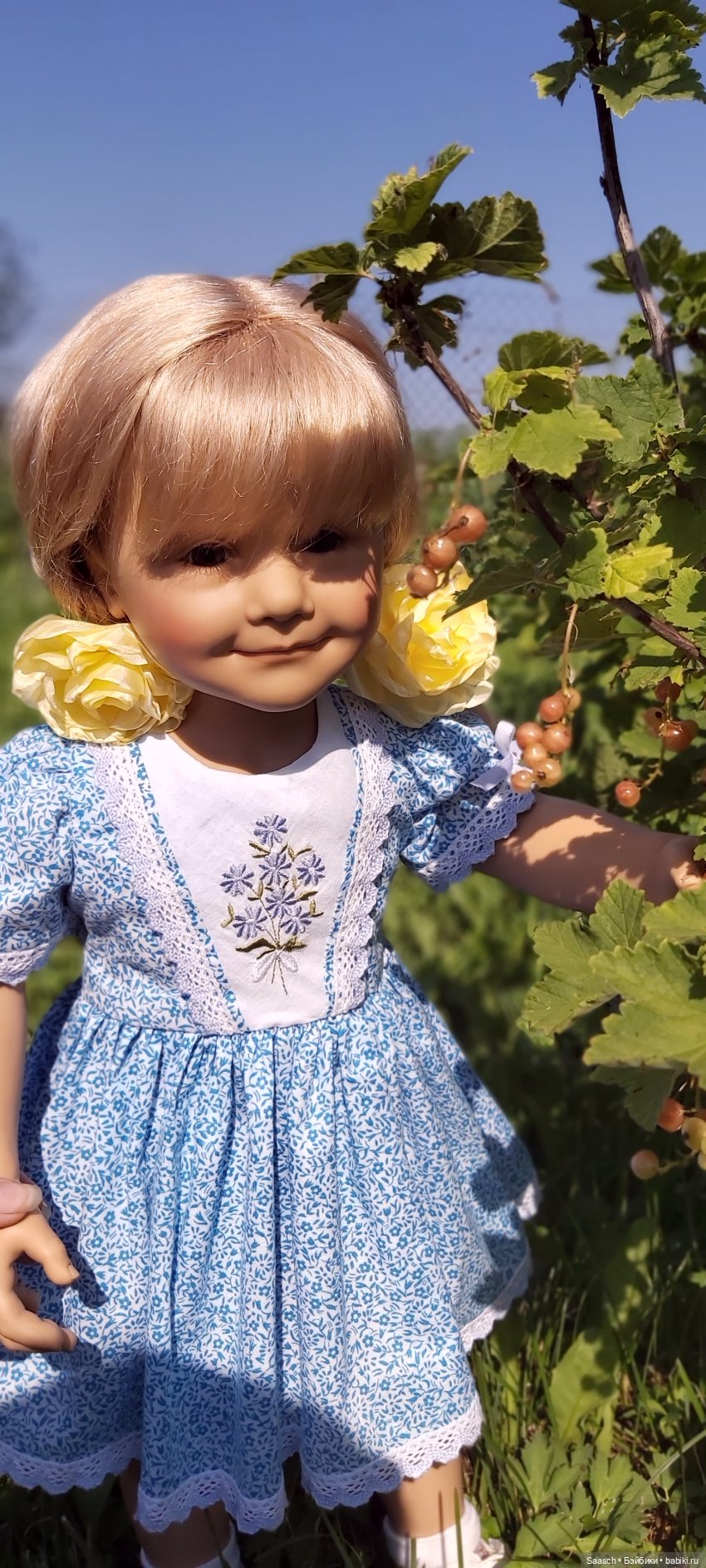 Дженни "незабудка". Первый раз на даче (фото 9)