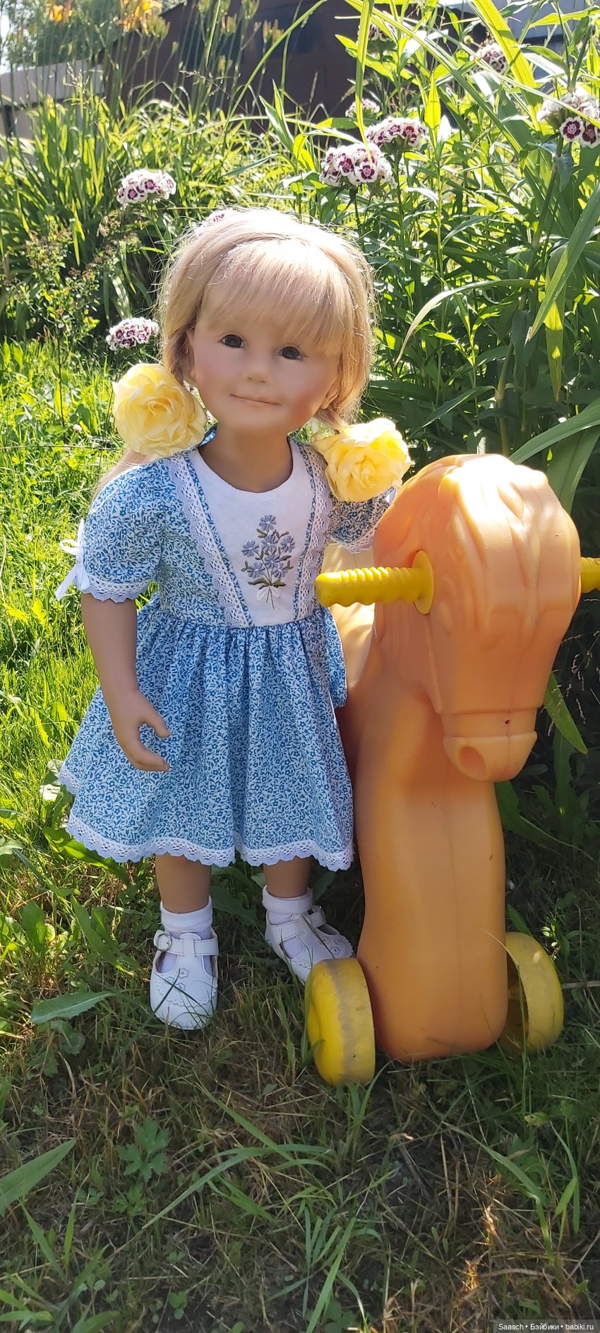 Дженни "незабудка". Первый раз на даче