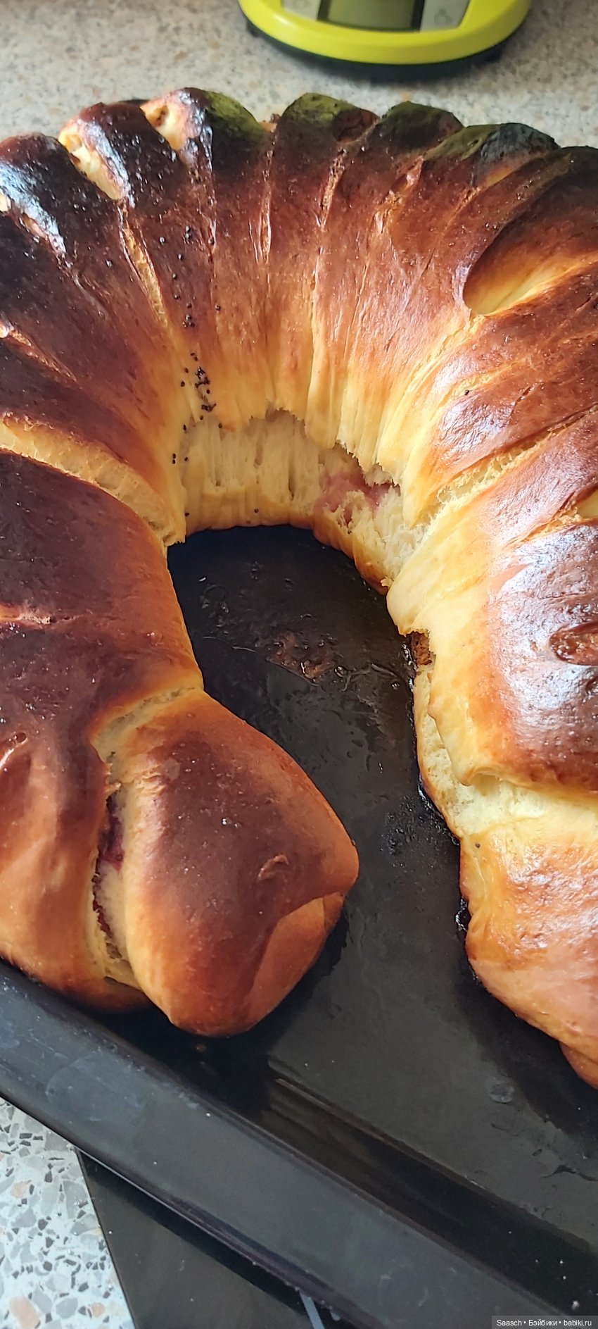 Готовим с Дженни. "Маковый рулет с малиной"