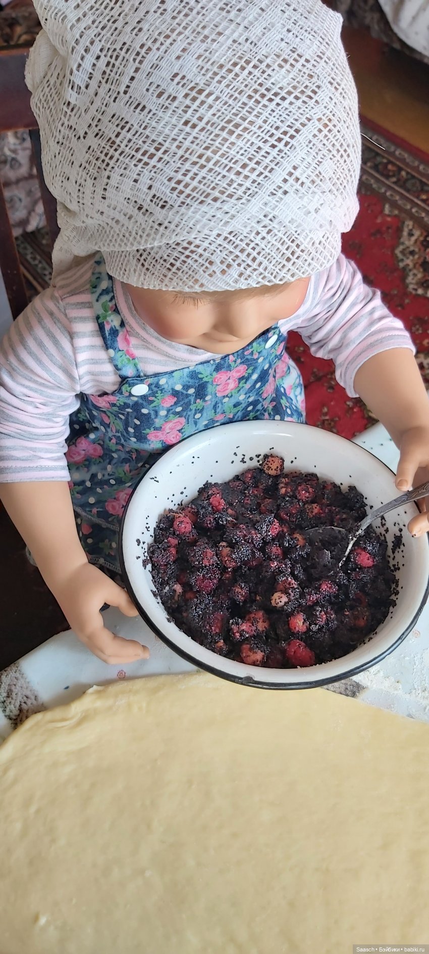 Готовим с Дженни. "Маковый рулет с малиной" (фото 5)