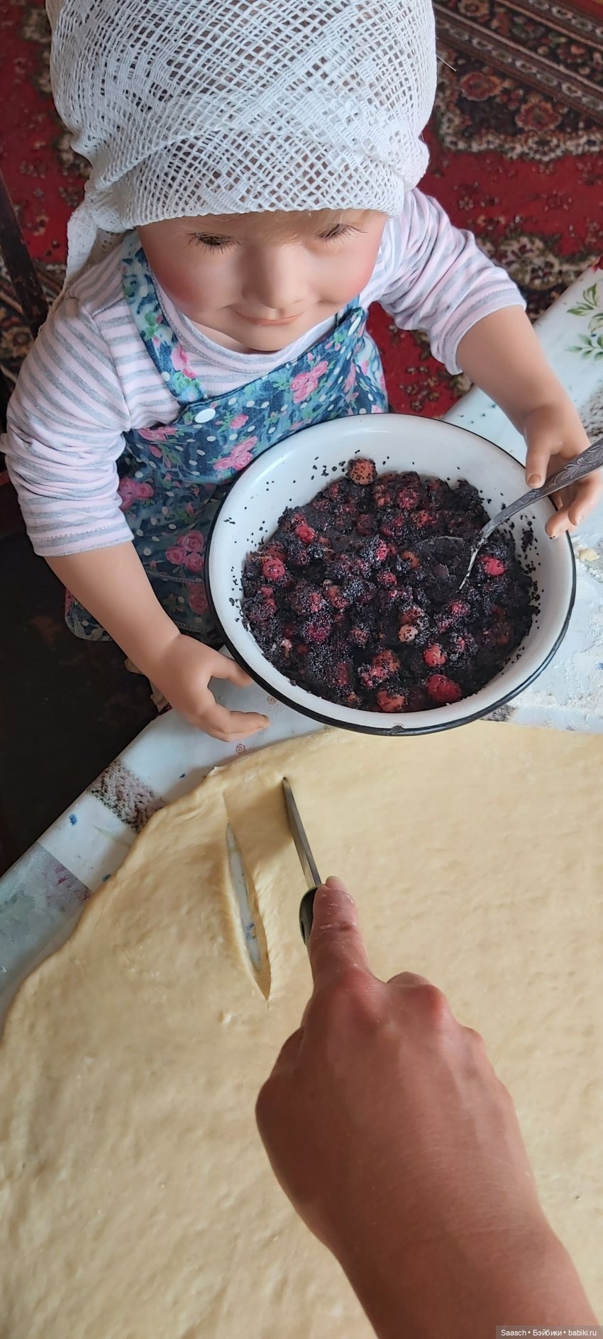 Готовим с Дженни. "Маковый рулет с малиной" (фото 6)