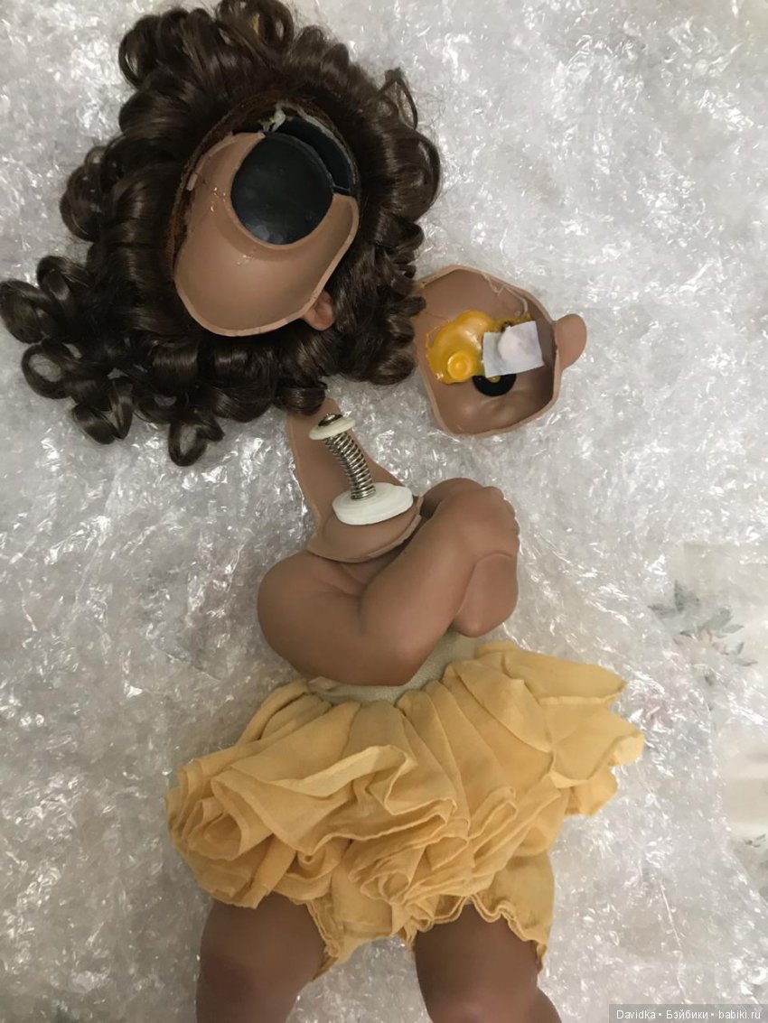 Как мы Рольфика лечили — Ремонт и реставрация фарфоровых кукол: склейка (фото 3)