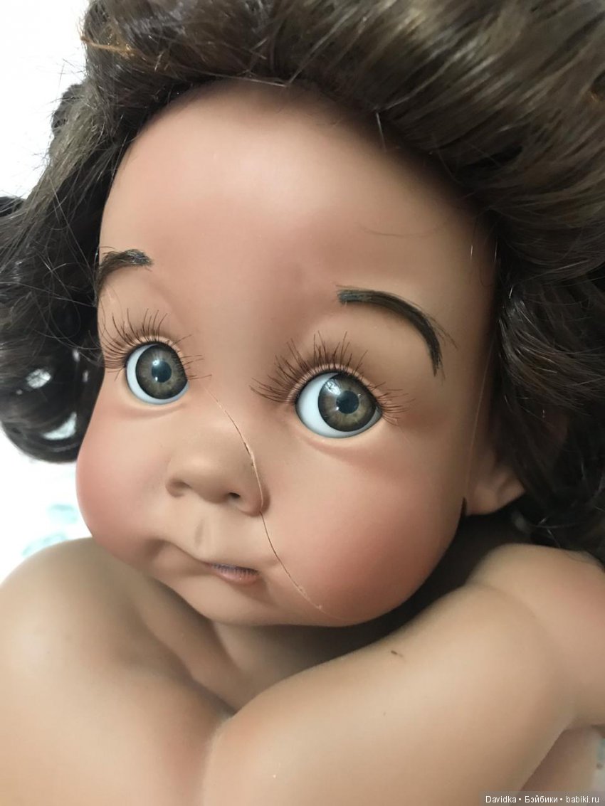 Как мы Рольфика лечили — Ремонт и реставрация фарфоровых кукол: склейка