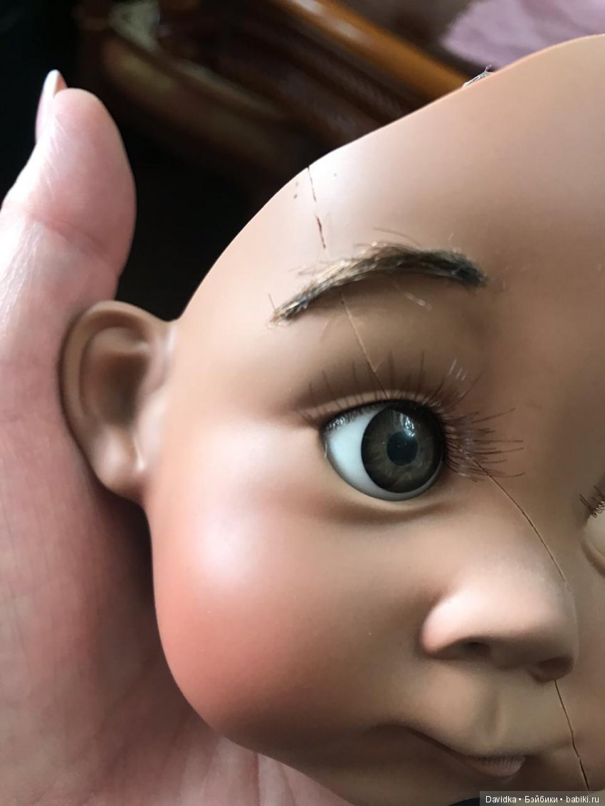 Как мы Рольфика лечили — Ремонт и реставрация фарфоровых кукол: склейка (фото 5)