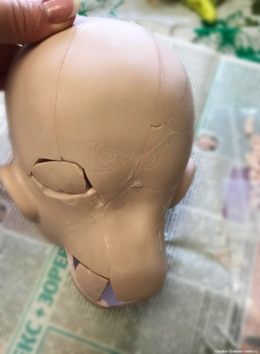 Подставка в придачу | Бэйбики Подставка в придачу — Ремонт и реставрация фарфоровых кукол: склейка (фото 5)