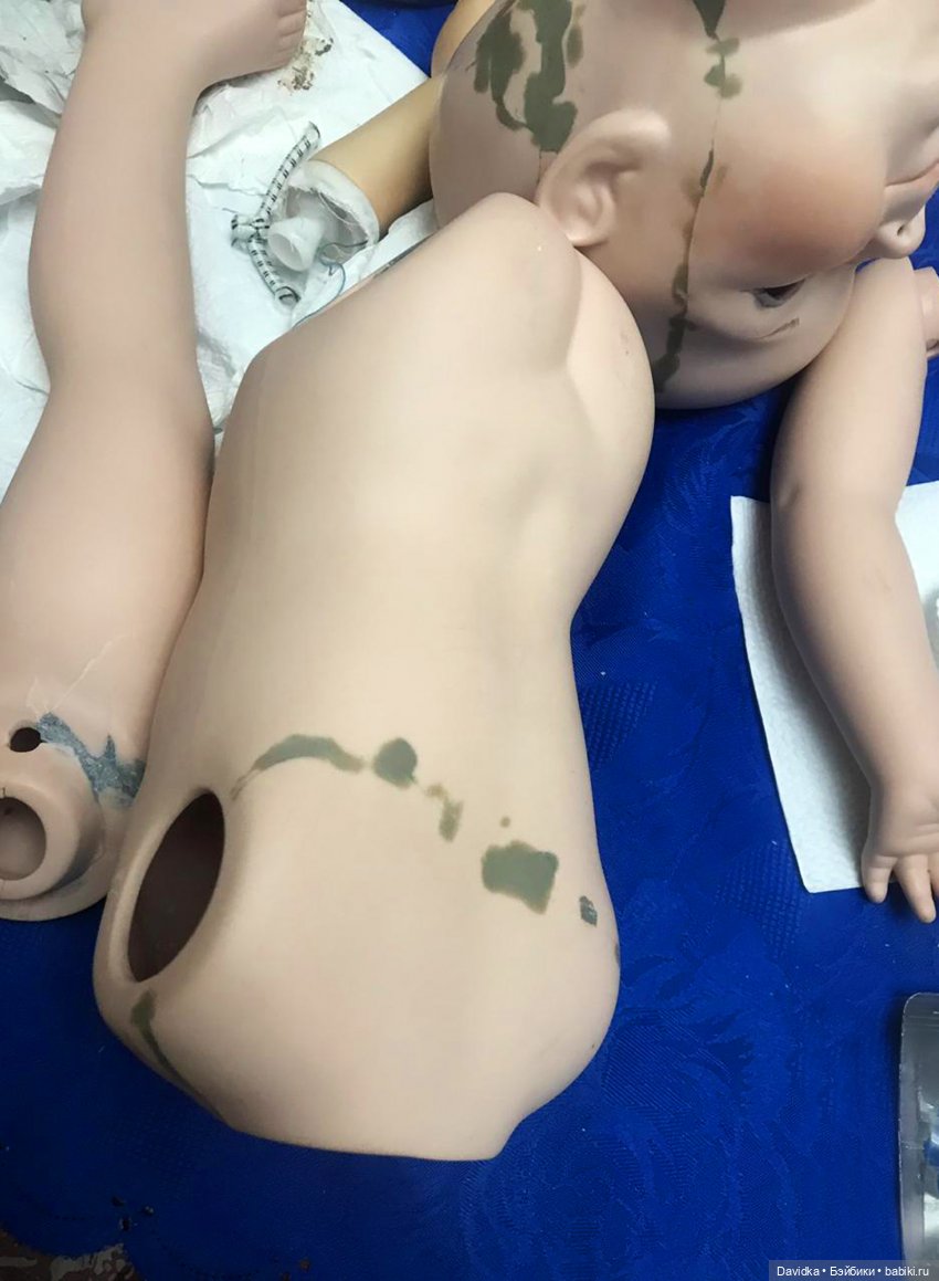 Подставка в придачу | Бэйбики Подставка в придачу — Ремонт и реставрация фарфоровых кукол: склейка (фото 6)