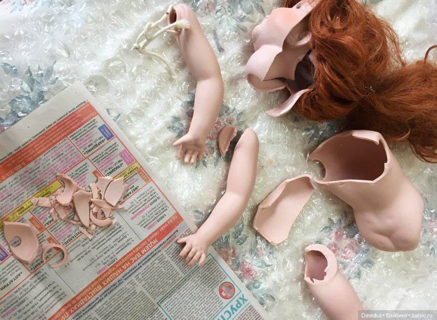 Подставка в придачу | Бэйбики Подставка в придачу — Ремонт и реставрация фарфоровых кукол: склейка (фото 3)