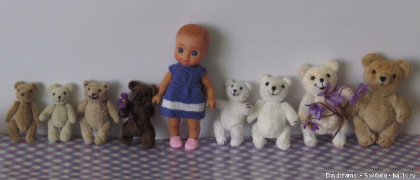 Мои первые Мишки-тедди готовы к знакомству