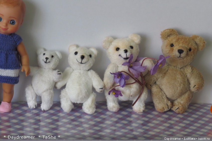 Мои первые Мишки-тедди готовы к знакомству