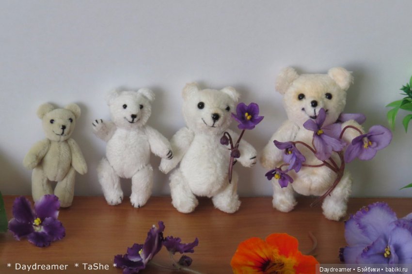 Мои первые Мишки-тедди готовы к знакомству