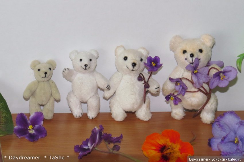 Мои первые Мишки-тедди готовы к знакомству