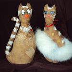 Мои чердачные котэ. Авторская игрушка Татьяны Пуль