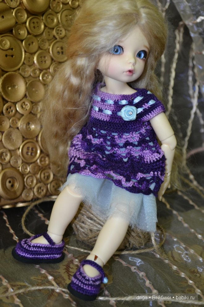 Платья и сапожки для любимой крошки БЖД