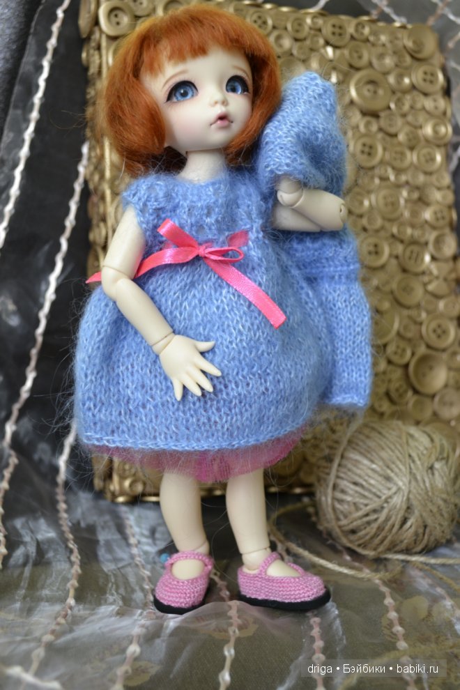 Платья и сапожки для любимой крошки БЖД