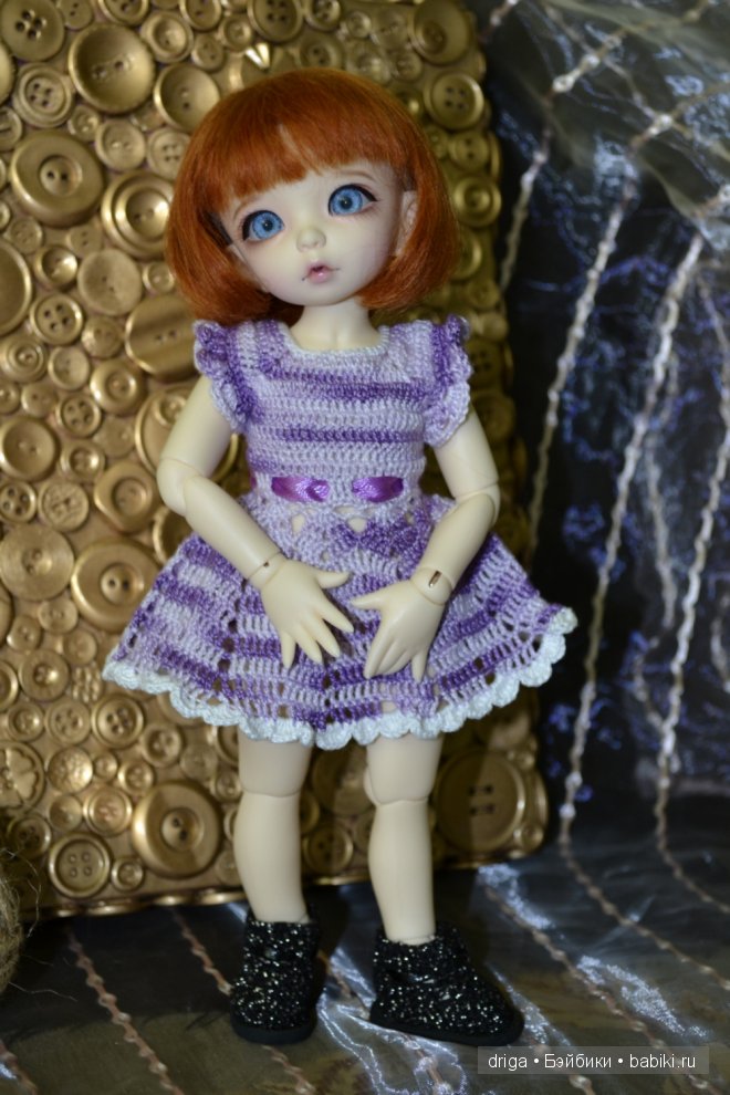 Платья и сапожки для любимой крошки БЖД