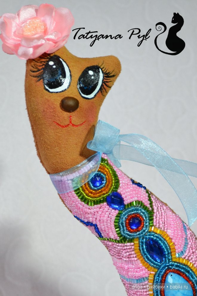 Авторская работа. Кошечка Мурка-гламурка (фото 5)