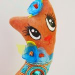 Мои новые работы - интерьерные бисерные кошечки