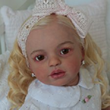 Поллианна, малышка реборн из мастерской Кулигиных