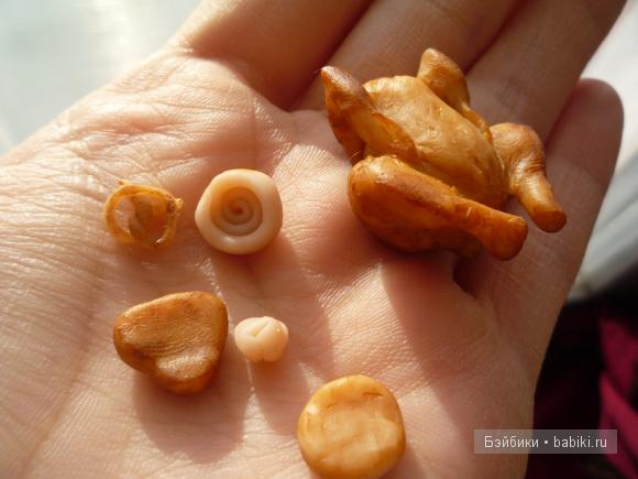 Ням-няшки из пластика. Еда для кукол. Миниатюра (фото 7)