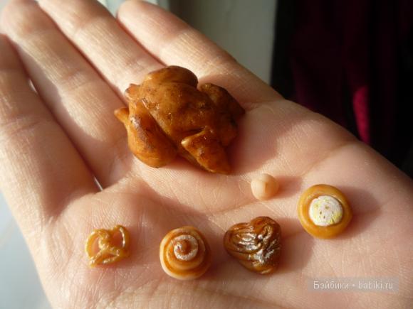 Ням-няшки из пластика. Еда для кукол. Миниатюра (фото 6)