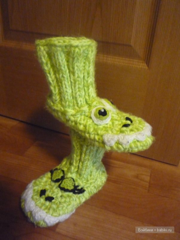 Тапочки для лапочки или дракончики своими руками (фото 2)