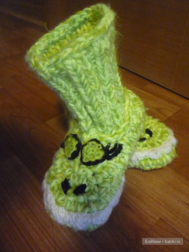 Тапочки для лапочки или дракончики своими руками (фото 3)