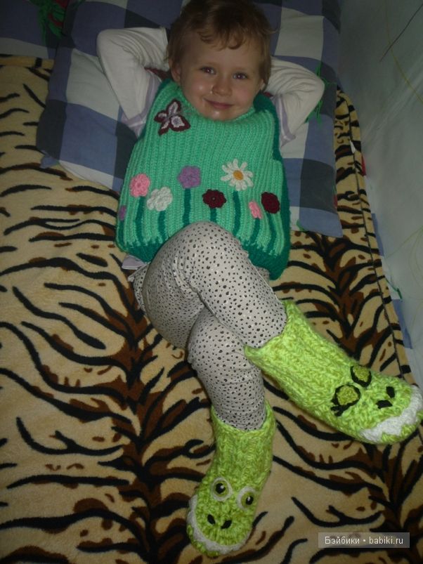 Тапочки для лапочки или дракончики своими руками (фото 8)