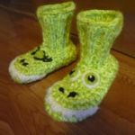 Тапочки для лапочки или дракончики своими руками