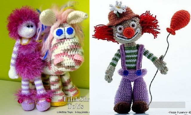 Подборочка самых интересных игрушек вязанных крючком и мои домашние вязунчики (фото 8)