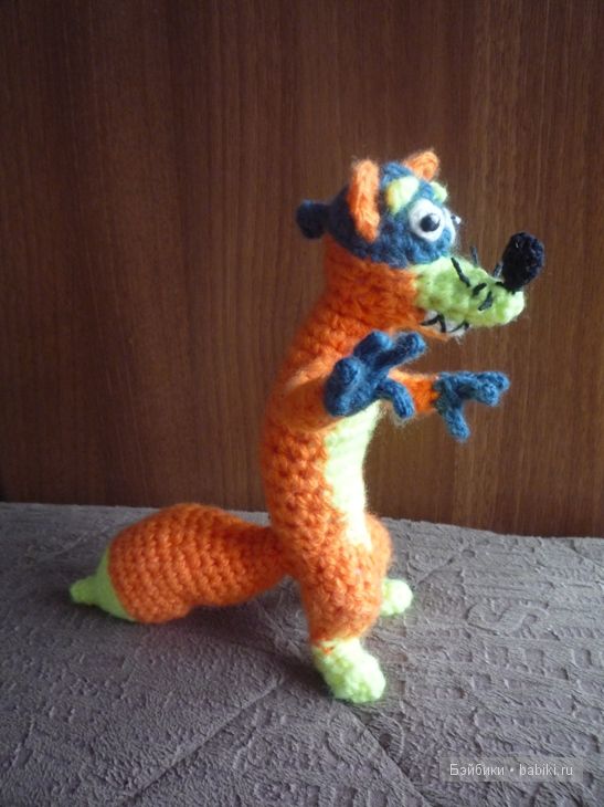 Это Жулик! Лисёнок, игрушка вязанная крючком из мультика "Даша Путешественница" (фото 5)