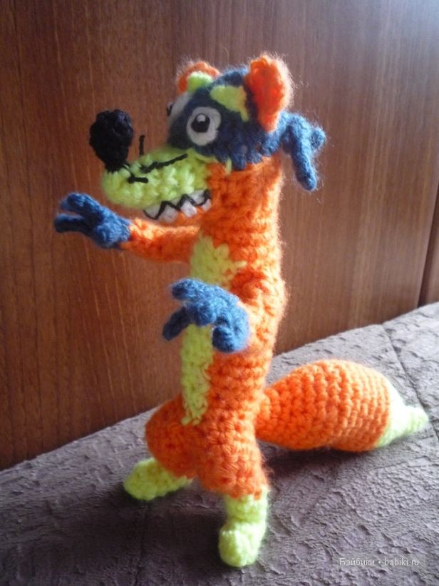 Это Жулик! Лисёнок, игрушка вязанная крючком из мультика "Даша Путешественница" (фото 3)