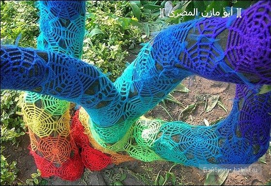 Взрыв пряжи или вязанное граффити (фото 8)