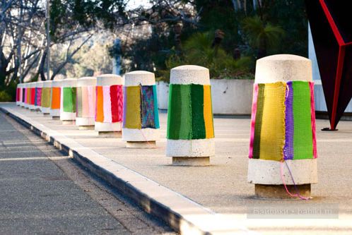 Взрыв пряжи или вязанное граффити