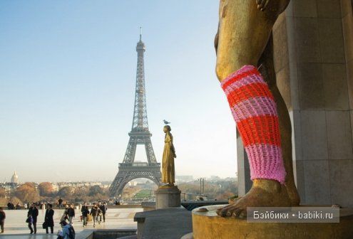 Взрыв пряжи или вязанное граффити