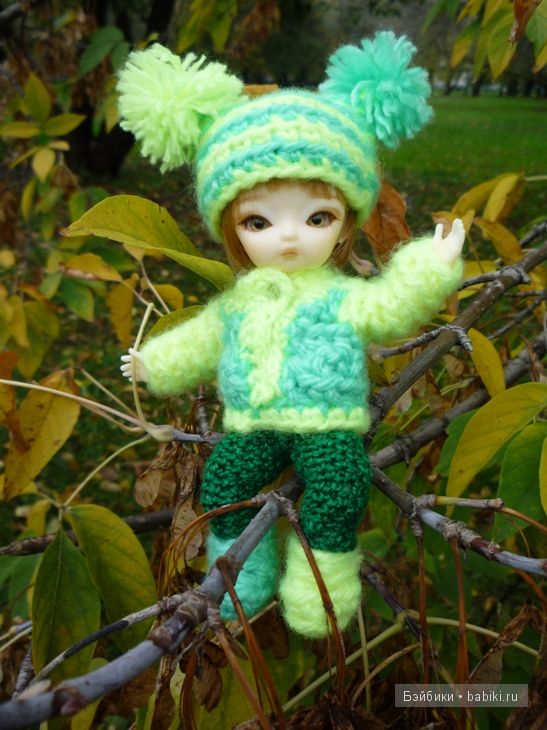 Утепляемся . Кукла БЖД - Худжик Элька (фото 3)