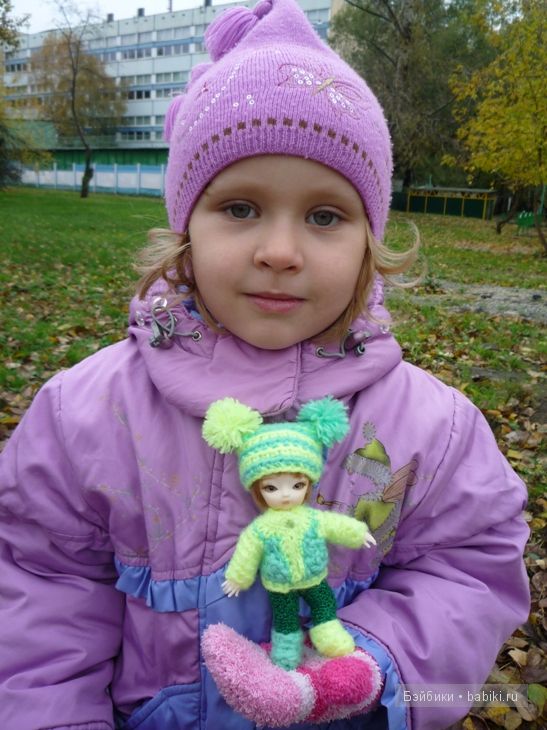 Утепляемся . Кукла БЖД - Худжик Элька (фото 8)