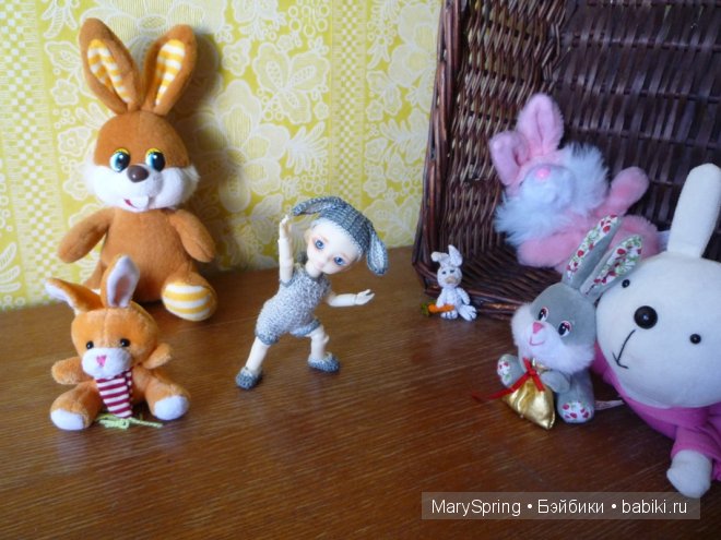 Мальчик-Кролик. BJD Hujoo Baby Suve