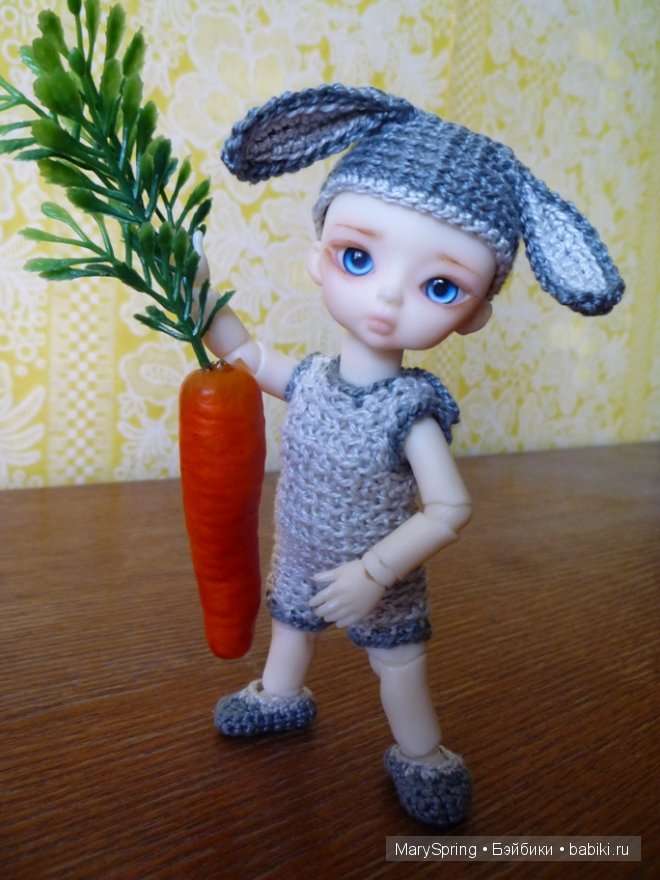 Мальчик-Кролик. BJD Hujoo Baby Suve