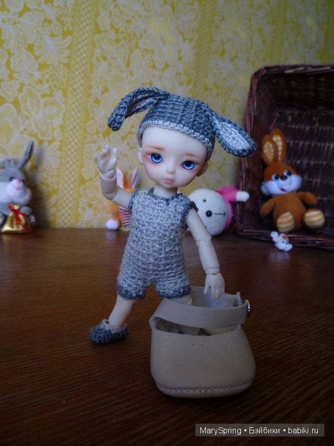 Мальчик-Кролик. BJD Hujoo Baby Suve