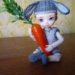 Мальчик-Кролик. BJD Hujoo Baby Suve.