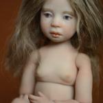 Авторская шарнирная малышка. Куклы Ольги Фиминой