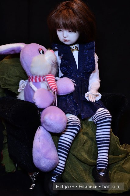 Проба пера в фарфоре. Авторская кукла Ольги Фиминой