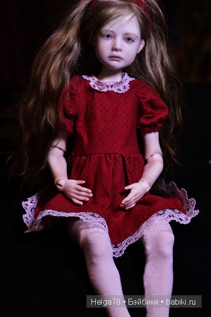 Проба пера в фарфоре. Авторская кукла Ольги Фиминой