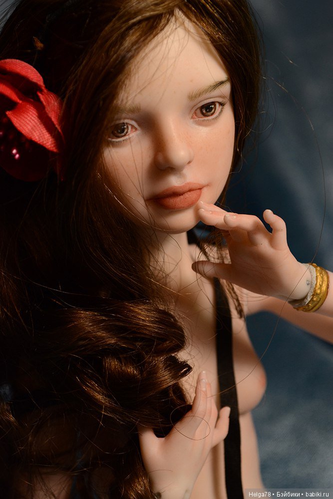 Зара. Авторская фарфоровая кукла Ольги Фиминой (фото 3)