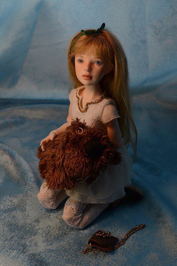 Мила в образе. Шарнирная кукла ручной работы | Бэйбики Мила в образе. Шарнирная кукла ручной работы (фото 5)