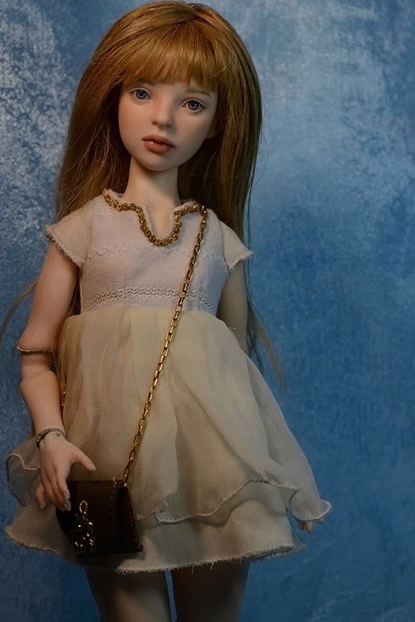 Мила в образе. Шарнирная кукла ручной работы | Бэйбики Мила в образе. Шарнирная кукла ручной работы (фото 3)