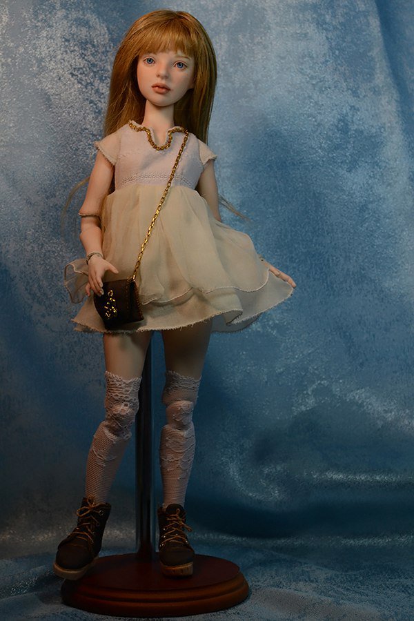 Мила в образе. Шарнирная кукла ручной работы | Бэйбики Мила в образе. Шарнирная кукла ручной работы