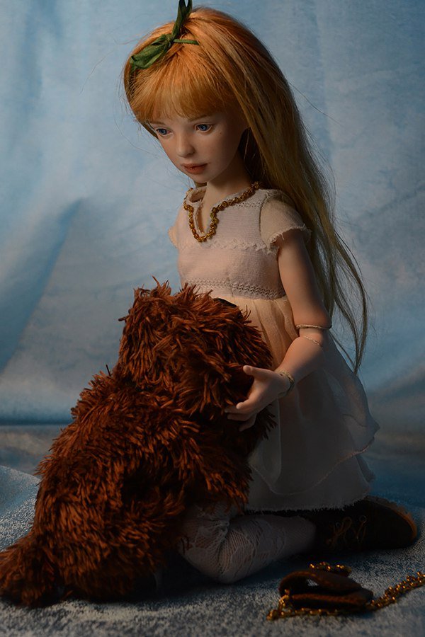 Мила в образе. Шарнирная кукла ручной работы | Бэйбики Мила в образе. Шарнирная кукла ручной работы (фото 6)